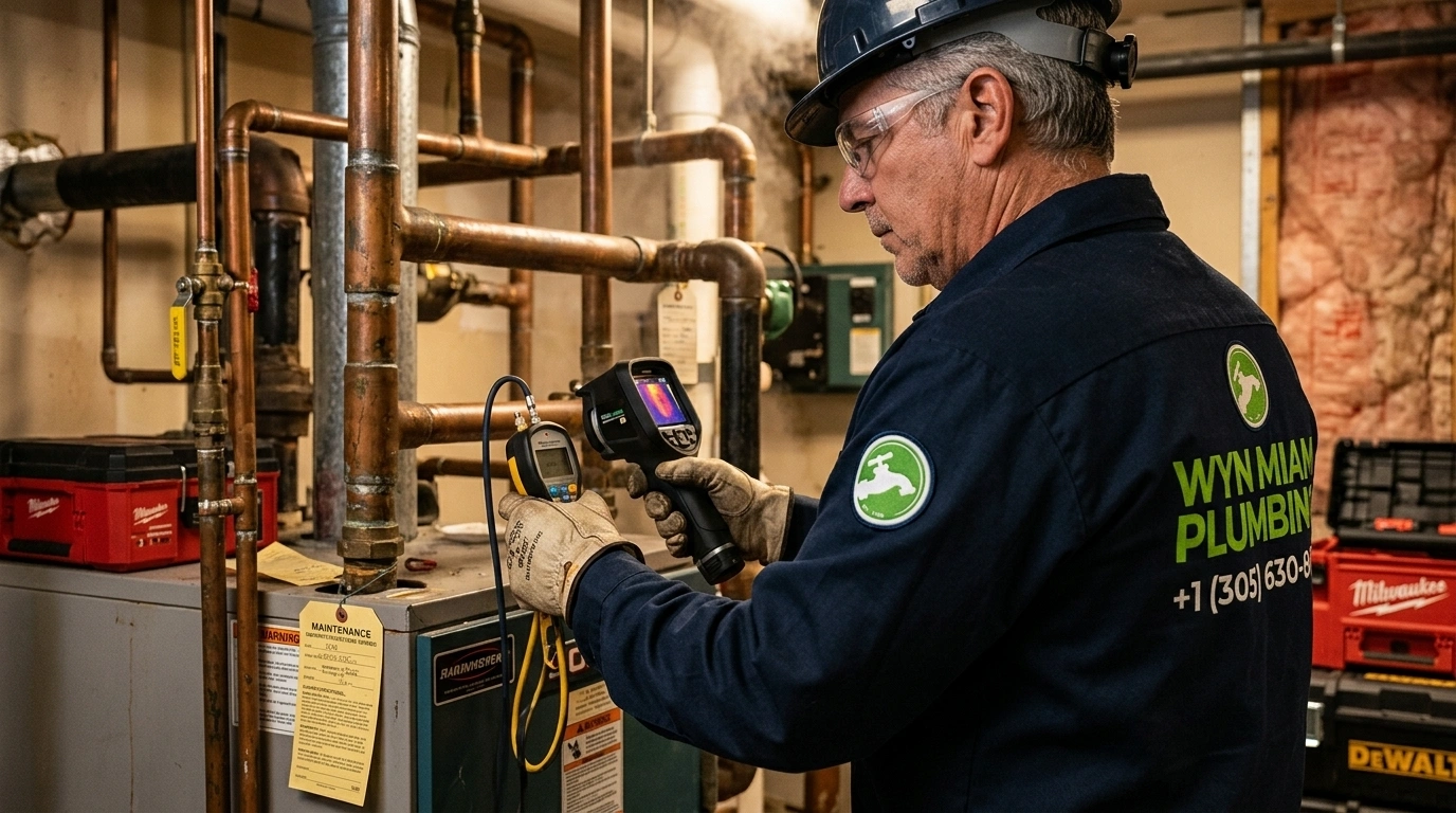 Advanced thermal leak detection and boiler inspection Miami FL