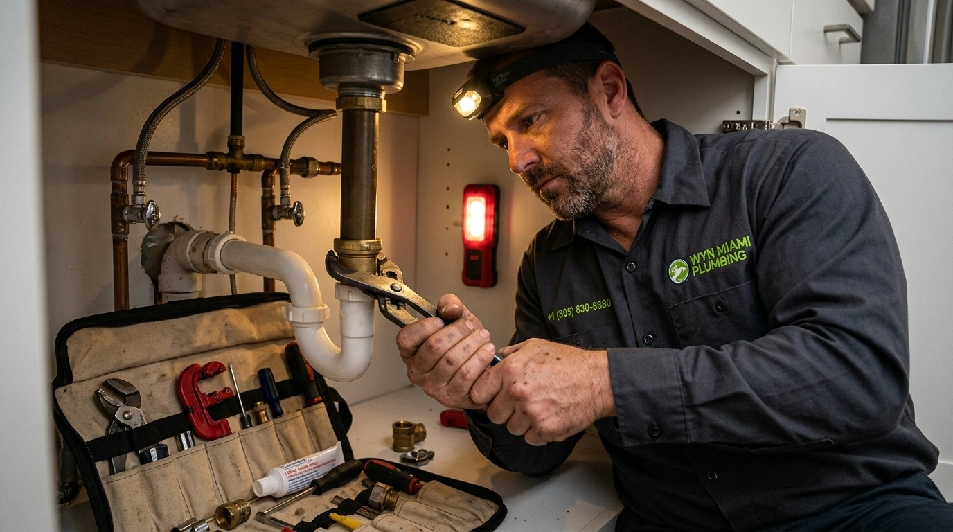 Expert under-sink drain repair in Miami FL